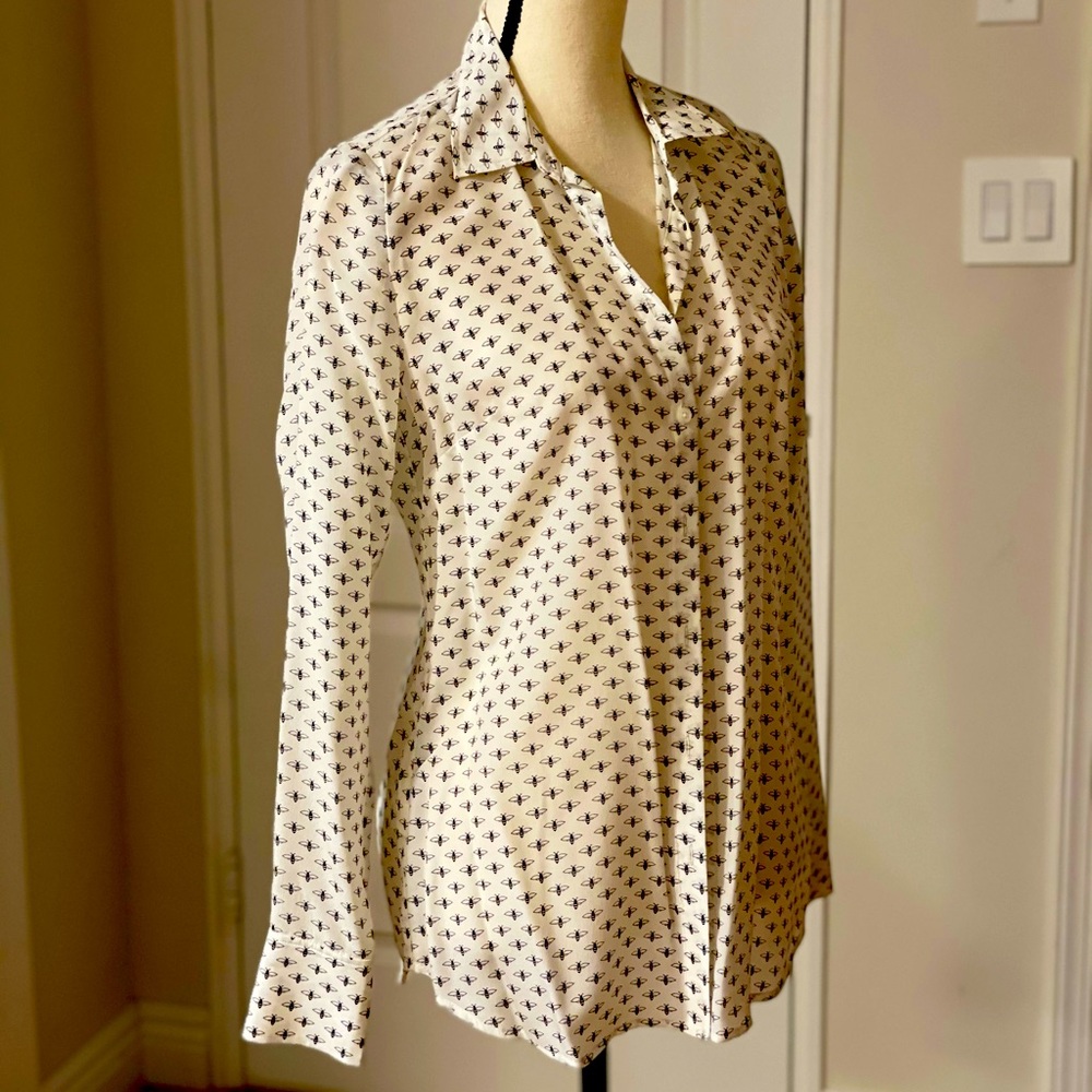 Ann Taylor silk bee blouse